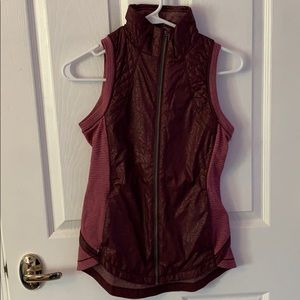 Raspberry colored lululemon vest